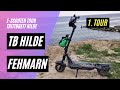 🛴Trittbrett Hilde 🌍 Fehmarn Tour 1/2024 (48V, 16AH, 500W)