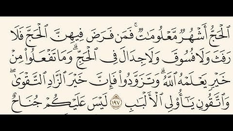 ما تيسر من سورة البقرة من الاية 197 الى  202| القارئ عبدالله حمدان