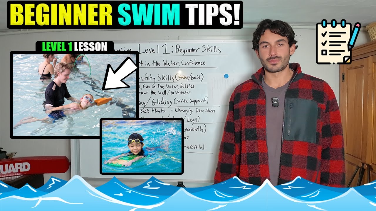 SWIM LEVEL 1 EXPLAINED! (*LEARN HOW TO SWIM TIPS*) - YouTube