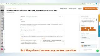 Cited Evidence: How to define eligibility criteria