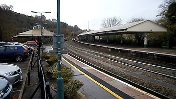 Freightliner Class 66 no: 66614 @ Bath Spa Working A Engineers Train On The 18/11/2011.