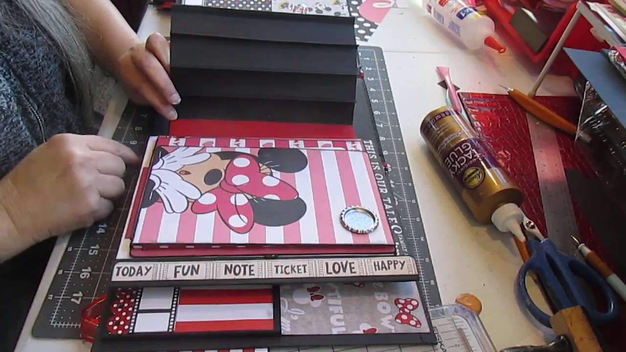 Tuto #17b de 17 | Grand Album Disney | Le Système de Reliure (les Pages Flottantes) | Scrapbooking