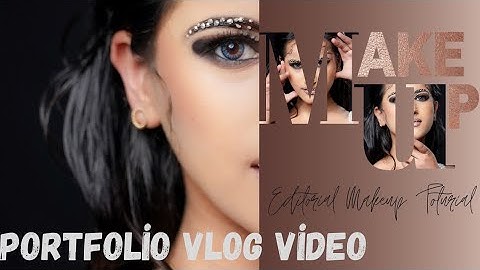 Editorial makeup vlog video|portfolio vlog video|editorial makeup Toturial|Makeup Explore #tutorial 