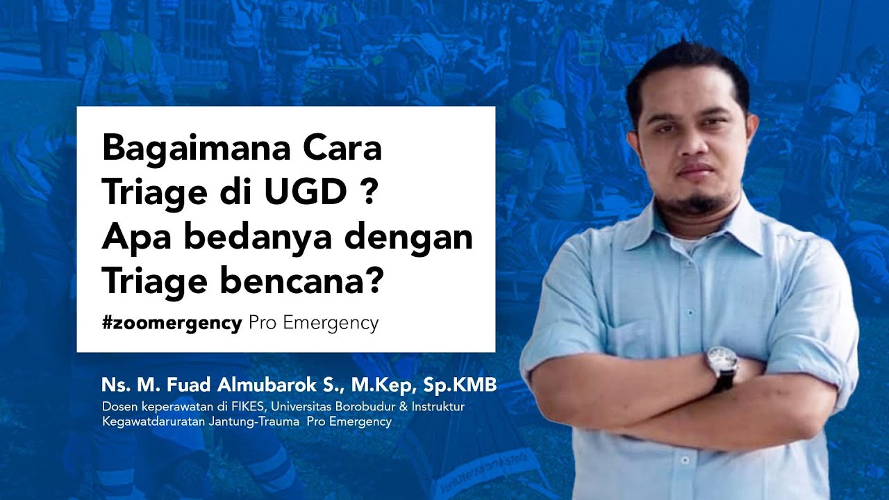 Bagaimana Cara Triage di UGD ? Apa bedanya dengan Triage bencana?