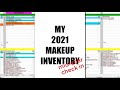 My 2021 Beauty Inventory – Mid-year check in !