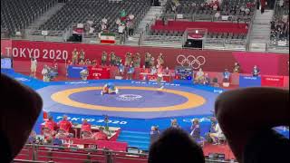 David taylor USA Magic man vs Hassan Yazdani The KING wrestling Olympic Tokyo