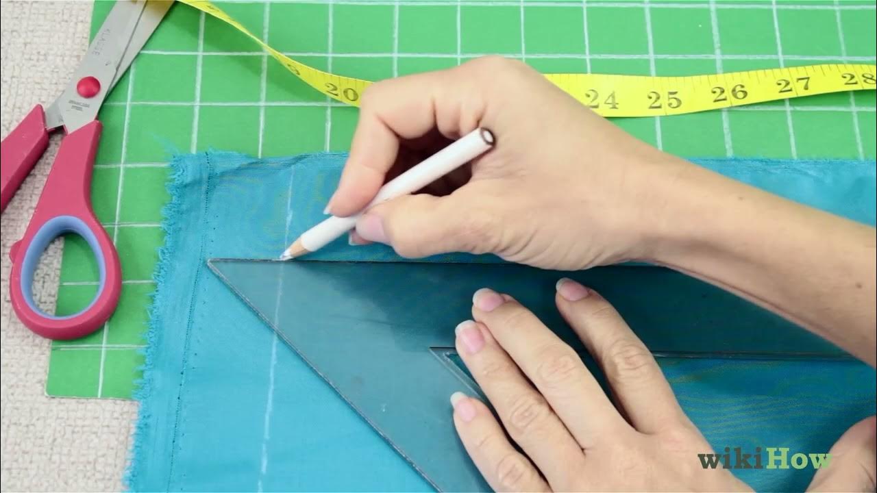 How to Make Eyelet Curtains by First Measuring and Cutting the Fabric YouTube