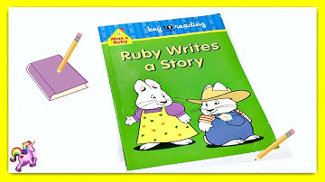 MAX & RUBY "RUBY WRITES A STORY" - Read Aloud - Storybook for kids, children