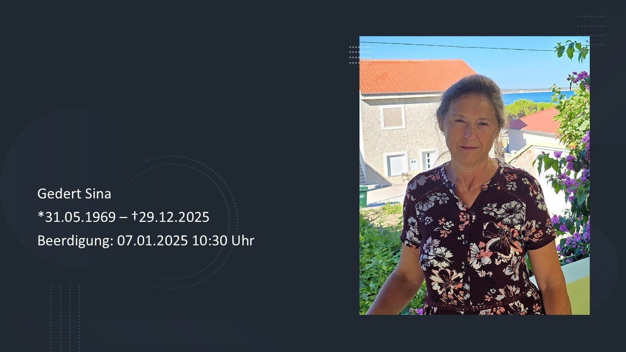 Beerdigung Sina Gedert
