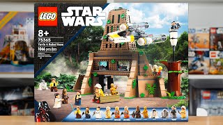 LEGO Star Wars 75365 YAVIN IV REBEL BASE Review! (2023)