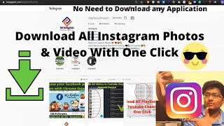 Bulk download instagram posts ...