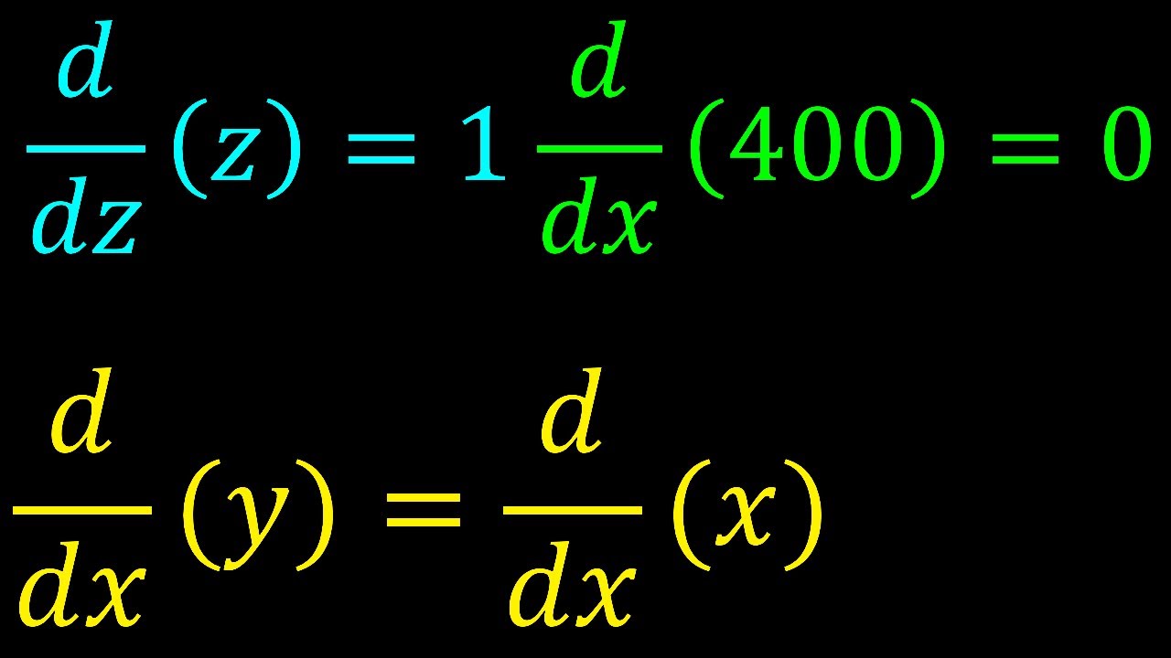 Ejemplos De Variables En Calculo Diferencial