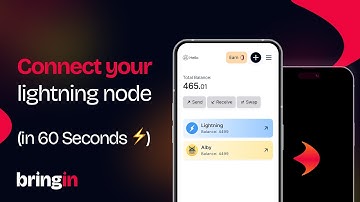 How to Live on Bitcoin — Connect Your Own Lightning Node to Bringin (in 1 Minute)