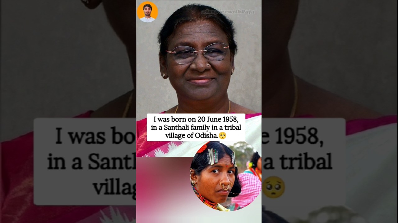 Success Story of Droupadi Murmu 🌟❤🇮🇳 #respect #india #trending #president #stories #inspiration