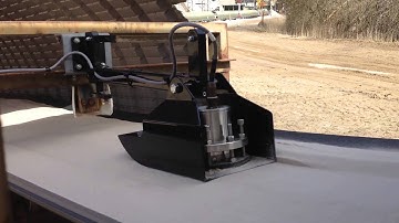 Hydro-Mix Moisture Sensor installed in a Hydro Skid on a Sand Conveyor