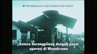 Napak Tilas Karang Pilang, Jalur besi yang melintang sepanjang Karang Pilang