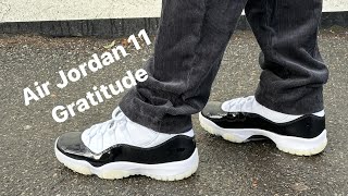 Got them Early! Air Jordan 11 Gratitude review with sizing and on feet