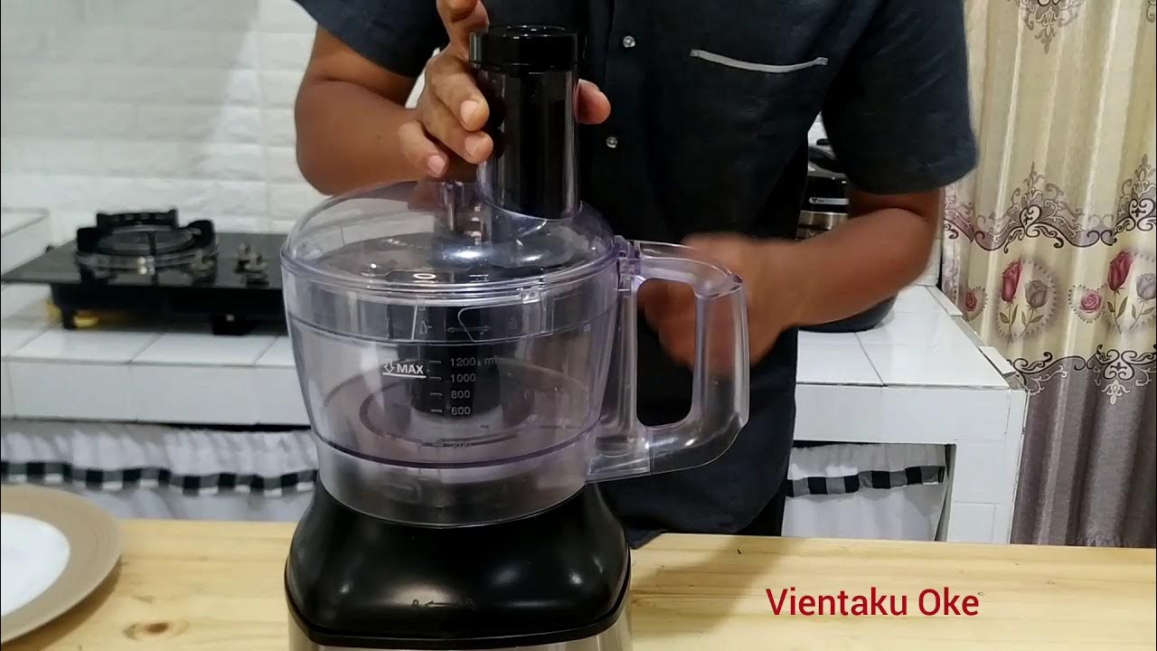 Tutorial Food Processor Vienta Mengiris Bawang Merah YouTube