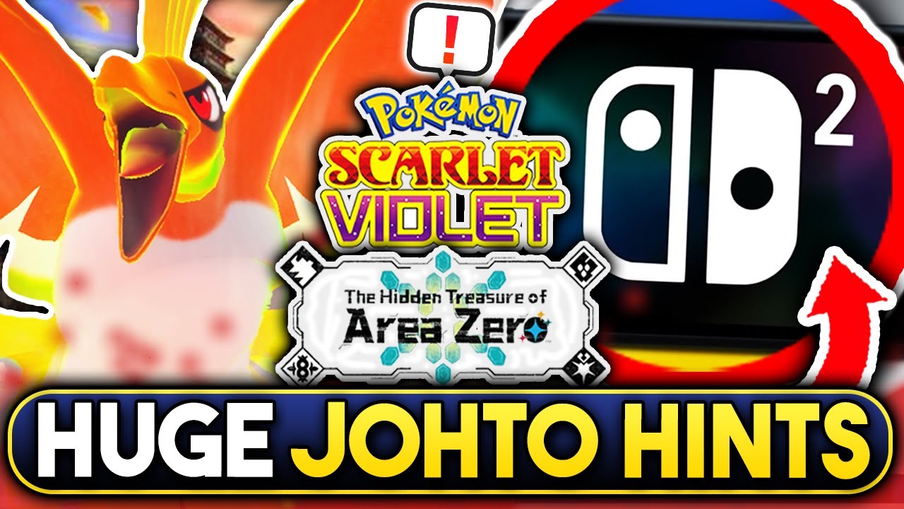 POKEMON NEWS! HUGE JOHTO GAME HINTS! NINTENDO SWITCH 2 UPDATE & NEW DLC