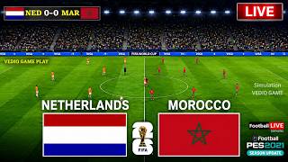 🔴 Netherlands vs Morocco Live, FIFA World Cup 2026 Live, Football Match Live | Simulation Video Game screenshot 4