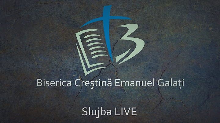 Slujbă LIVE - 13 Noiembrie 2016 - Botez - Vasilica Croitor - Isaia 61