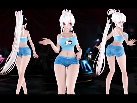 【Vocaloid MMD／4K／60FPS】Yowane Haku【기대해】