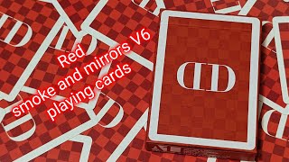 Daily deck review day 177 - Red Smoke and Mirrors v6 playing cards