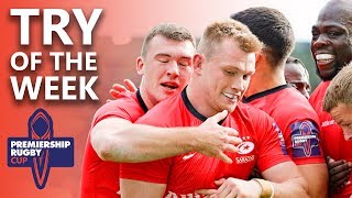Try Of The Week! | Spencer's Sublime Spin, Woodburn's Pace | Premiership Rugby Cup 2019/20 screenshot 5