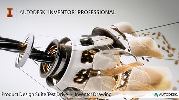 Autodesk Product Design Suite Test Drive - Inventor Drawing Commercial