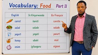 Want to learn new food vocabulary in English, Open this video now and expand your vocabulary.