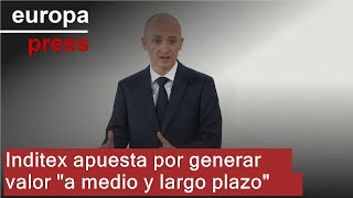 Maceiras, sobre caída de Inditex en Bolsa: "Nuestro foco está en generar valor a largo plazo"