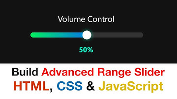 "Create an Advanced Range Slider in 60 Seconds | HTML, CSS & JS Tutorial"