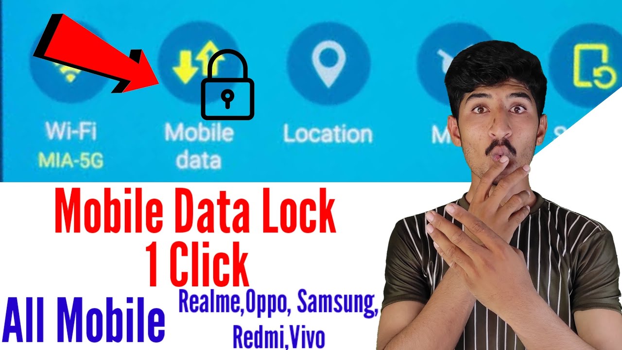 mobile data lock karne ka tarika /how to lock mobile data