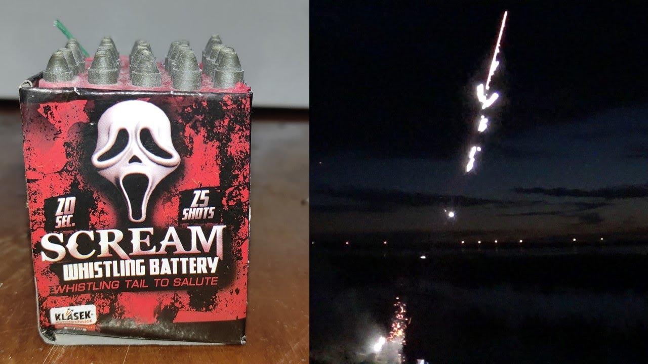 SCREAM WHISTLING BATTERY - 25 SHOTS - YouTube