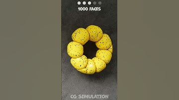 Balloon Shapes Inside a Cloth Frame | Cinema4D Satisfying Simulation 🎈🧵