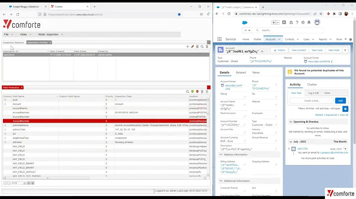 Demo | Part Two: Data Protection | comforte AG