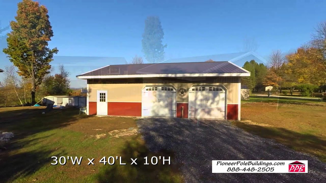 Pioneer Pole Building Video Youtube