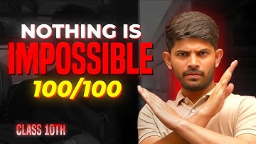 How To Score 100/100 | NOTHING IS IMPOSSIBLE 😞 | MOTIVATIONAL STORY BY digraj singh rajput sir