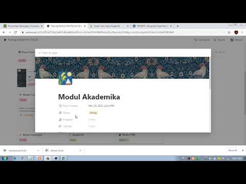 New Update modul akademika