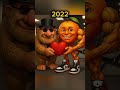 Brainrot animals 2022 vs 2025 #shorts #italianbrainrot