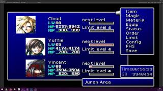 Final Fantasy VII-Recoded in Unity Update {Main Menu Creation}