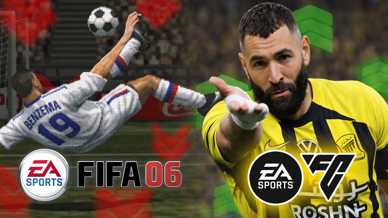 Aku Cetak GOL CANTIK Pake BENZEMA di Semua GAME FIFA!👑