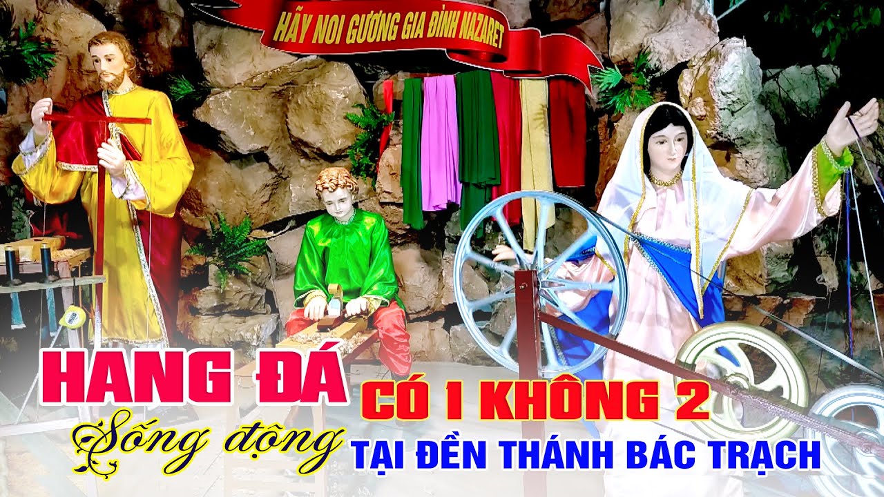 🎄Hang đá Sống Động Tuyệt Đẹp tại Đền Thánh Bác Trạch | Mừng Chúa Giáng Sinh