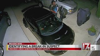 Identifying Wake County break-in suspect
