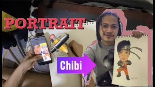 Colored Pencil Portrait X Chibi Naruto Kim Davidson