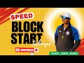 Block Start Technique #coachzaheerabbas #trending #shorts
