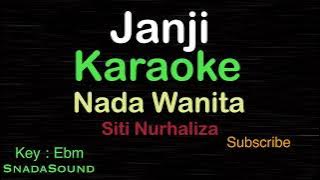 JANJI-Lagu Melayu-Siti Nurhaliza|KARAOKE NADA WANITA​⁠ -Female-Cewek-Perempuan@ucokku