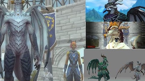 WoW Dragonflight Alpha: Male Dracthyr CUSTOMIZATION OPTIONS