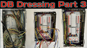 How to Do DB Dressing and Termination Part 3 | Three Phase DB  Dressing | Electrical Work |