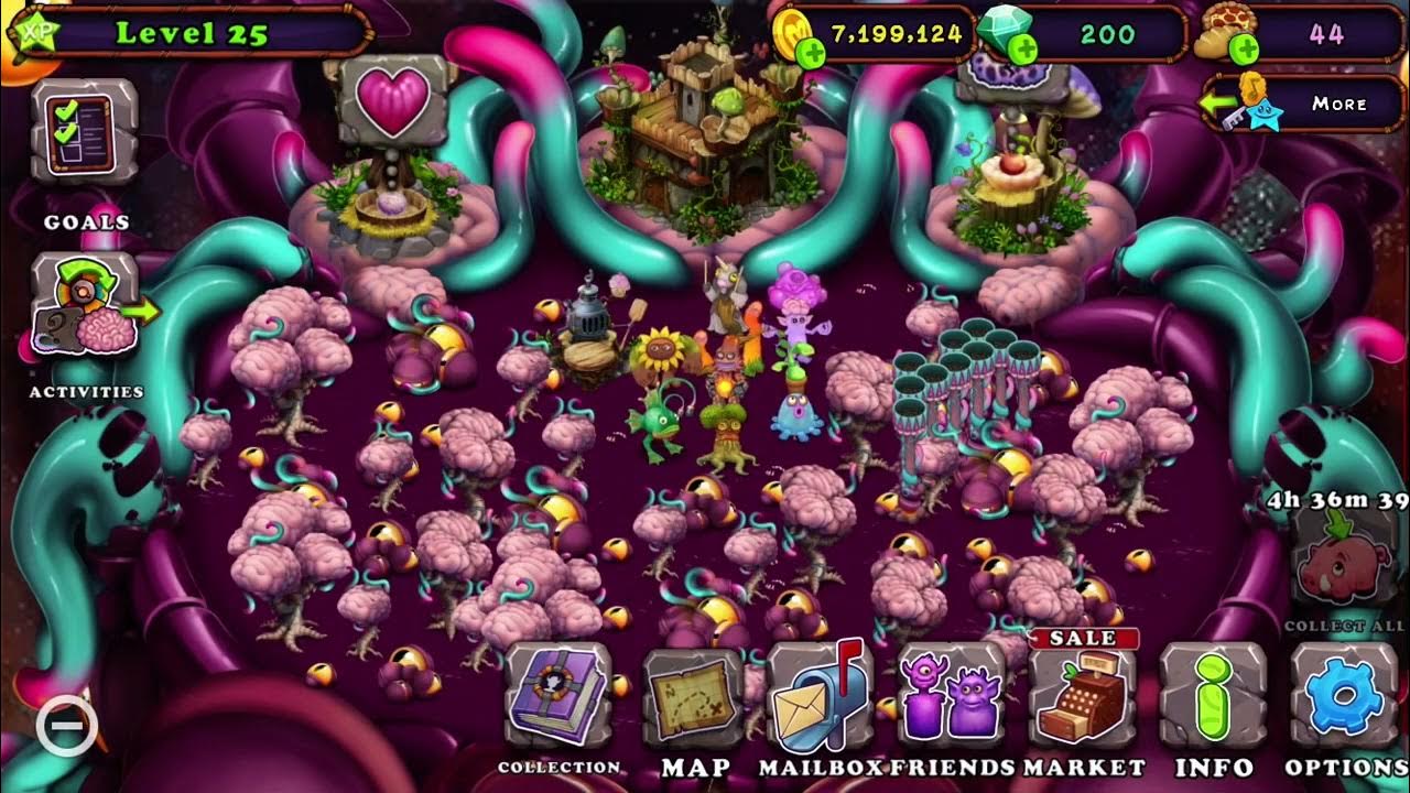 Аккаунты на my singing monsters